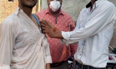 उपखंड में घर -घर जाकर लगाई कोरोना वैक्सीन