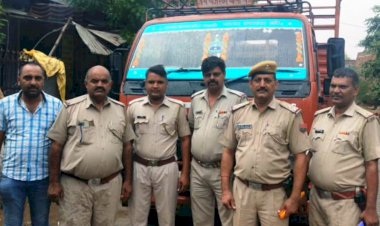 फरीदाबाद से चोरी हुई केन्ट्रा, कनवाडी के जंगल से बरामद, हरियाणा पुलिस को सौंपी