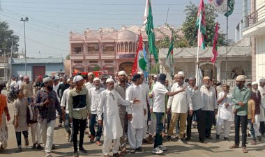 तखतगढ़ कस्बे में हर्षोल्लास से मनाया ईद मिलादुन्नबी का पूर्व शानो शौकत से निकाला जुलूस
