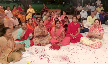 आरसी व्यास सेक्टर 8 में सुंदर कांड पाठ के साथ मनाई शरद पूर्णिमा
