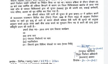 पंचायतीराज आम चुनाव में बहरोड़ ड्यूटी पर आए कर्मचारी की हुई मौत
