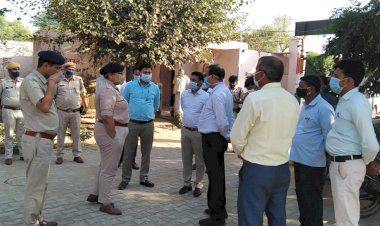 मतदान केंद्रों का लिया कलेक्टर व एसपी ने जायजा