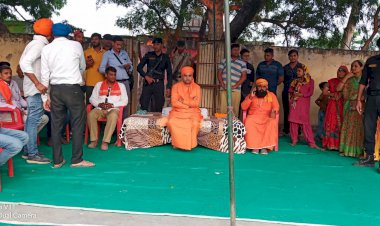 पंचायतीराज चुनाव प्रचार में सांसद ने किया रामगढ पंचायत समीति क्षेत्र का दौरा