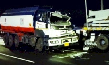 दुर्घटना से गैस टैंकर में गैस रिसाव, आस पास फैलने से डेढ़ दर्जन अचेत
