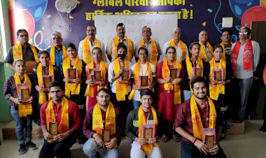 गुढ़ागौड़जी में सोनी समाज की 17 प्रतिभाओं का किया सम्मान