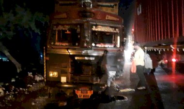 जीप और ट्रक की भिड़ंत में 3 की मौत,पटवारी का पेपर देकर लौट रहे थे