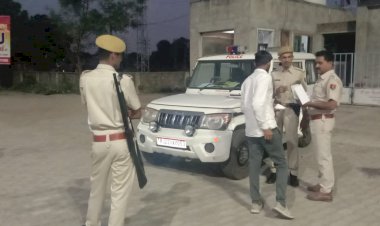 यातायात नियमों की अवहेलना करने वालों के खिलाफ पुलिस ने काटे चालान