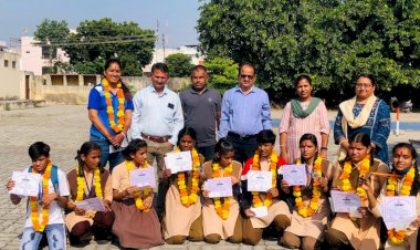बापूनगर बालिका  विद्यालय ने 65वी जिला स्तरीय जूडो अंडर-17 और अंडर-19 में 11 पदक जीते