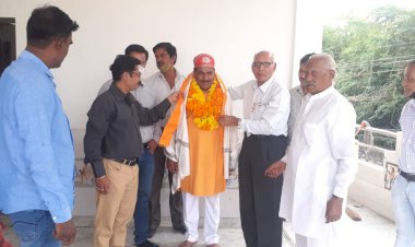 माली के राष्ट्रीय उपाध्यक्ष बनने पर क्लब के सदस्यों ने किया स्वागत-सम्मान