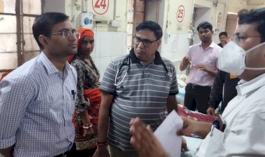 एसडीएम ने रैफरल चिकित्सालय और कृषि उपज मंडी का किया औचक निरीक्षण