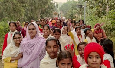 राधा रानी ब्रज यात्रा पहुची कृष्ण लीला स्थली पूंछरी  का लौठा