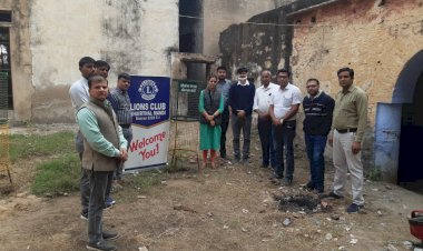 वृक्ष हैं जीवन का आधार, लायंस क्लब खैरथल मंडी ने लगाए ट्री गार्ड