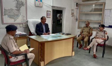 बयाना पहुंचे अतिरिक्त पुलिस महानिदेशक, सांसद प्रकरण की जांच की