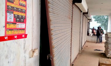 भोगीपुरा में अज्ञात चोरों ने शटर तोडकर लाखों का माल किया पार