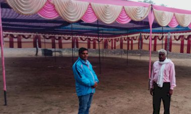प्रशासन गांवों के संग शिविर हेतु तिगांवा में तैयारियां पूर्ण