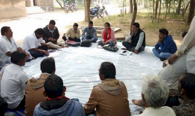 अरवड बांध जल वितरण मीटिंग का हुआ आयोजन