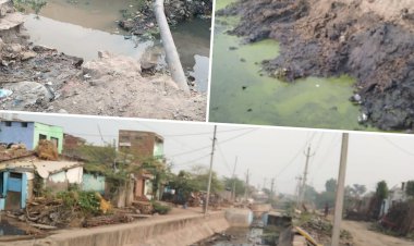 नहर की सफाई के नाम पर सिंचाई विभाग के अधिकारियों की लीपापोती, आमजन के अस्थाई रास्ते बंद