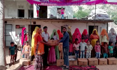 मा-बाडी केन्द्रो पर कोम्बो पैक किए गए वितरण