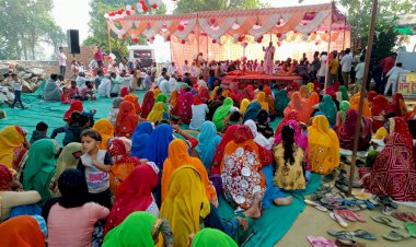 बाबा हमजा पीर आश्रम लाडपुर में सम्पन्न हुआ धूणा भूमि पूजन कार्यक्रम