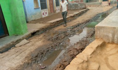 सोनगांव में दबंगो ने रोका इंटरलॉक खरंजा और नाली का निर्माण
