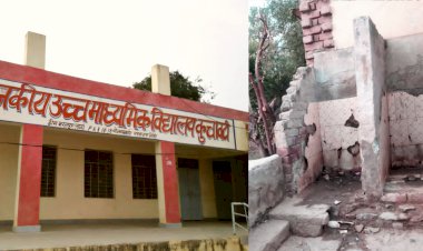 प्रधानाचार्य की हठधर्मिता 40 लाख की लागत से बने 5 कमरो का दो वर्ष से नही हो रहा उपयोग