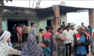 किराना कोल्ड ड्रिंक की दुकान में लगी आग