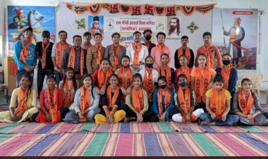 विद्यार्थी परिषद ABVP ने मनाई रानी लक्ष्मीबाई की जयंती