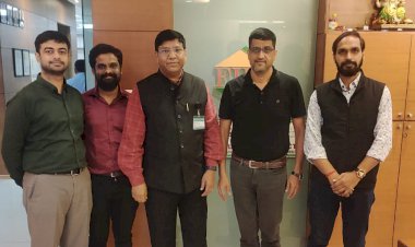 संगम विश्विद्यालय के कुलपति प्रो. सक्सेना ने की स्किल काउंसिल फॉर माइनिंग सेक्टर के सीईओ से मुलाकात