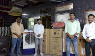 कैसर पीड़ित पिता की दो बेटियों की शादी में दिया दहेज का सामान