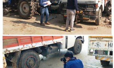 पहाड़ी गौतस्करो की गोली से तत्कालीन एएसआई घायल, एफएसएल टीम गौतस्करी की तीन गाड़ियों की जॉच करने पहूँची