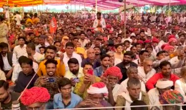 अमरवासी में पूर्व मुख्यमंत्री वसुंधरा राजे सिंधिया के दौरे पर उमड़ा जनसैलाब