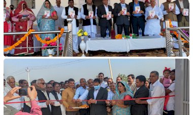 भोड़की स्टेडियम के मुख्य द्वार का कलक्टर ने किया लोकार्पण