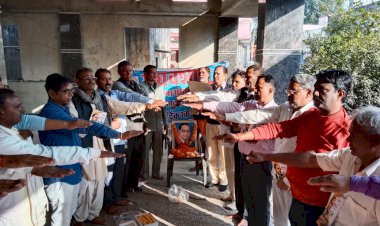 डॉक्टर भीमराव अंबेडकर के पद चिन्हों पर चलने का किया आह्वान