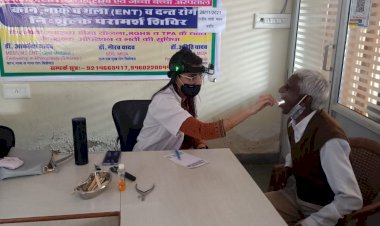 नाक, कान, गला ए़ंव दंत रोग चिकित्सा शिविर में 150 मरीज हुए लाभान्वित