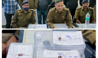 किशनगढ थाना पुलिस ने अवैध हथियारो की तस्करी करने वाली गैग के 4 अपराधियों को गिरफ्तार कर किया गैग का खुलासा