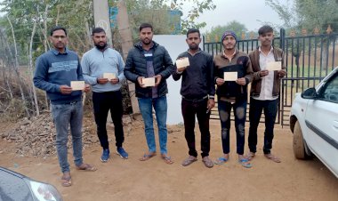 हर्ष में प्राथमिक स्वास्थ्य केंद्र की मांग के लिए पोस्ट -कार्ड अभियान की शुरुआत