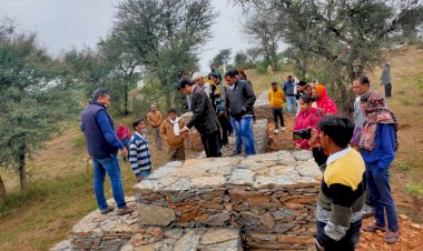 जिला कलेक्टर भीलवाडा ने किया जहाजपुर क्षेत्र का दौरा