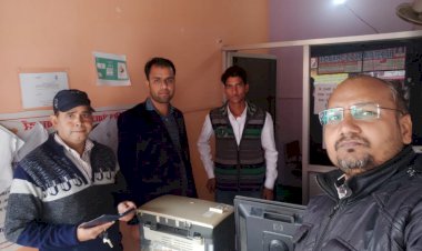 18 ईमित्र केन्द्रों व आधार केन्द्रों का किया औचक निरीक्षण,  5 ई मित्र केन्द्रों को कारण बताओ नोटिस जारी