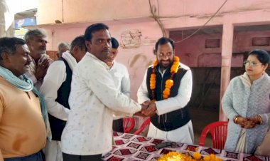 कांग्रेस के नवनियुक्त जिलाध्यक्ष मिश्रा का किया स्वागत