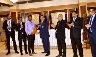 बैंकिंग सेवा में उत्कृष्ट कार्य पर मेघवाल को किया सम्मानित