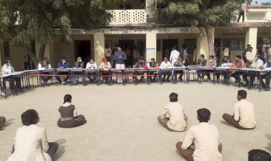 राजकीय विद्यालय ने जताया भामाशाहों का आभार