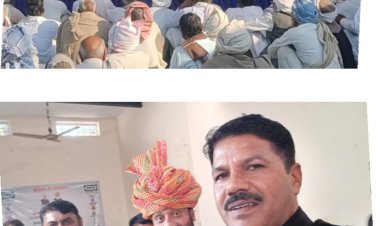 नवनियुक्त कांग्रेस जिला अध्यक्ष योगेश मिश्रा का पैतृक गांव मौजपुर में स्वागत