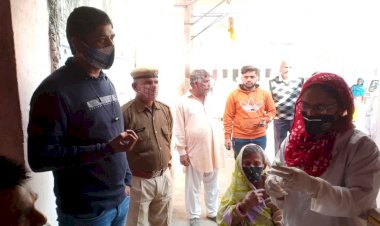 गोविंदगढ़ उपखंड क्षेत्र में कोविड वैक्सीनेशन मेगा कैंप आयोजित