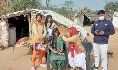 शत-प्रतिशत वैक्सीनेशन अभियान में छह सौ लोग हुए लाभान्वित