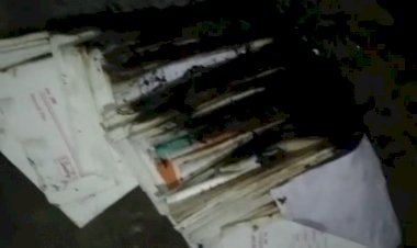 जलदाय विभाग के कनिष्ठ अभियंता के कार्यालय में  अचानक लगी आग, कनेक्शन की फाइलो सहित अन्य कागजात जले