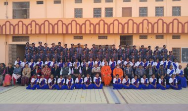 सर्वधर्म प्रार्थना सभा के साथ स्काउट गाइड वार्षिक ग्रुप शिविर संपन्न