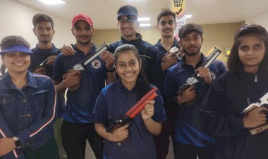 महाराजा सूरजमल शूटिंग एकेडमी के 10 खिलाड़ियों ने नेशनल शूटिंग प्रतियोगिता में किया क्वालिफाइड