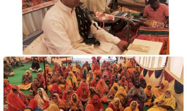 नानी बाई रो मायरो कथा में झूमे श्रद्धालु