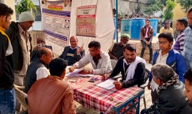 उदयपुरवाटी में बस यात्रा पास शिविर में 85 दिव्यांगों के स्मार्ट कार्ड आवेदन लिए किए आवेदन