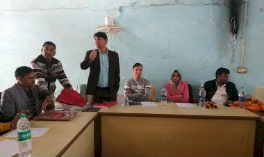 पंचायत समिति सभागार में आम सभा की बैठक का प्रधान संगम चौधरी की अध्यक्षता में हुआ आयोजन